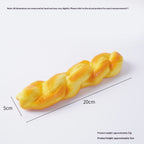 Squishy de pan retorcido, barra de 20 cm, squishy slow rising