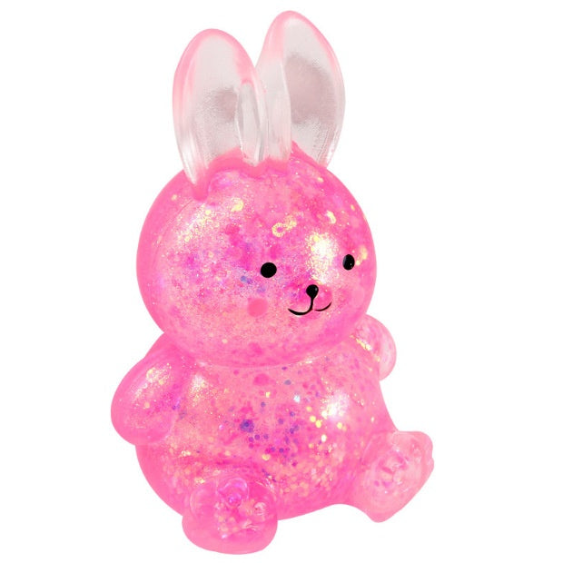 Bunny Squishy with Glitter, Sugar Style