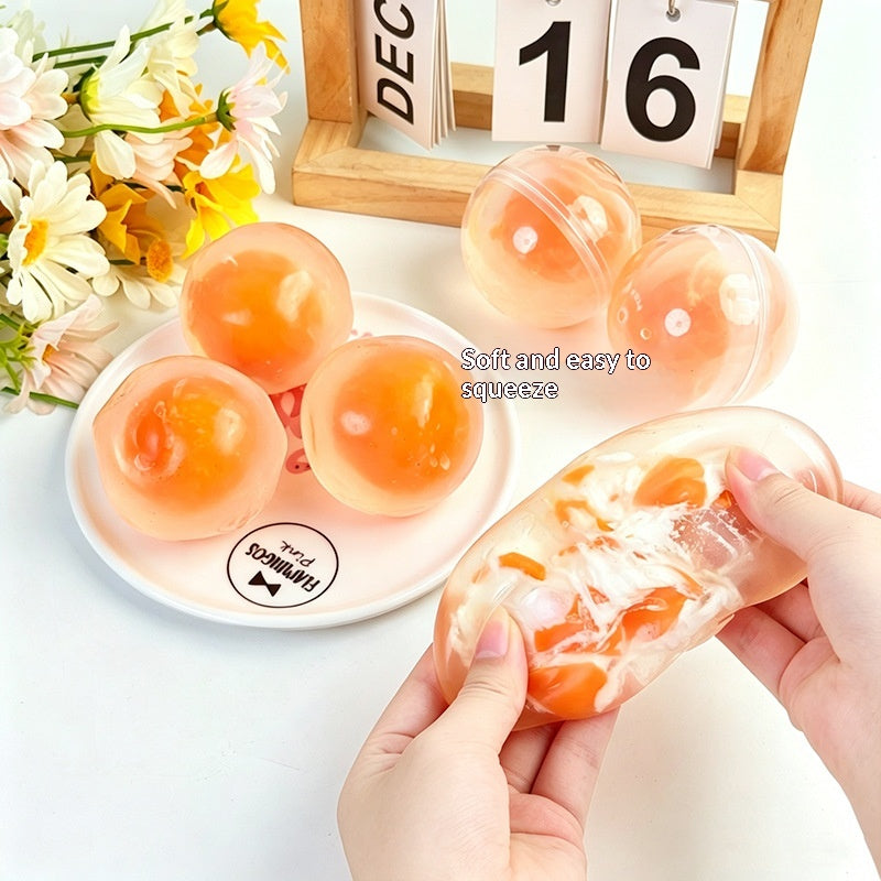 Egg Yolk Coconut Oil Squishy Ball