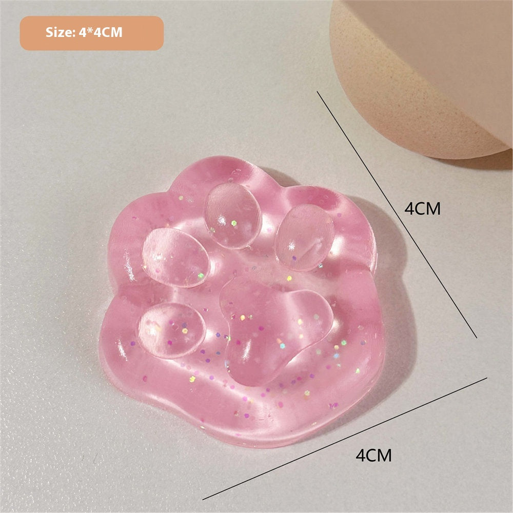 Squishy mini żelowa łapka kota, 4 cm, squishy galaretka