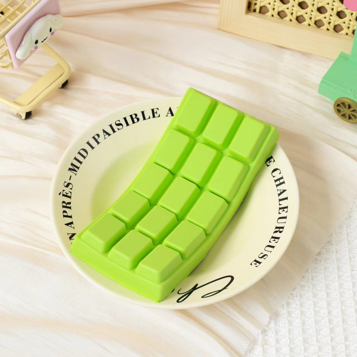 Chocolate Bar Squishy, all 6 colors