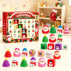 Squishy adventskalender met 24 kerstsquishies, kerst squishy