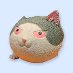 Angry Cat Squishy, Soft TPR, animal squishy