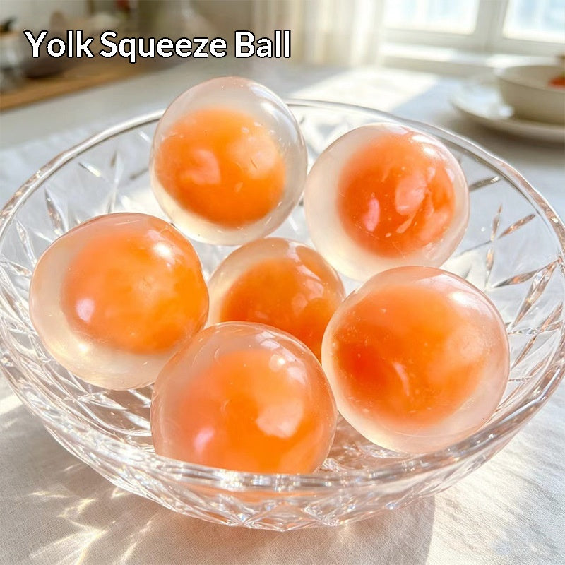 Egg Yolk Coconut Oil Squishy Ball