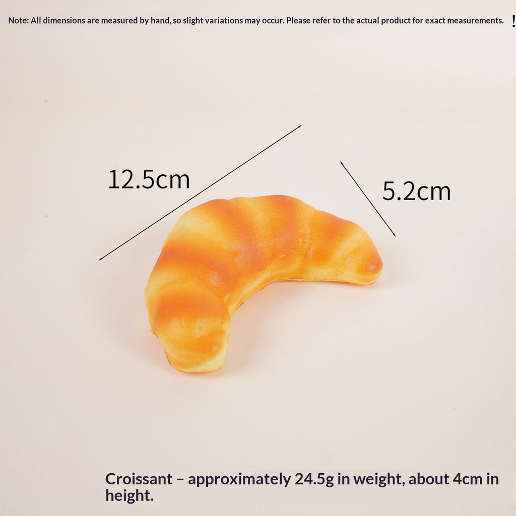 Croissant Squishy, Realistic Slow Rising Bread