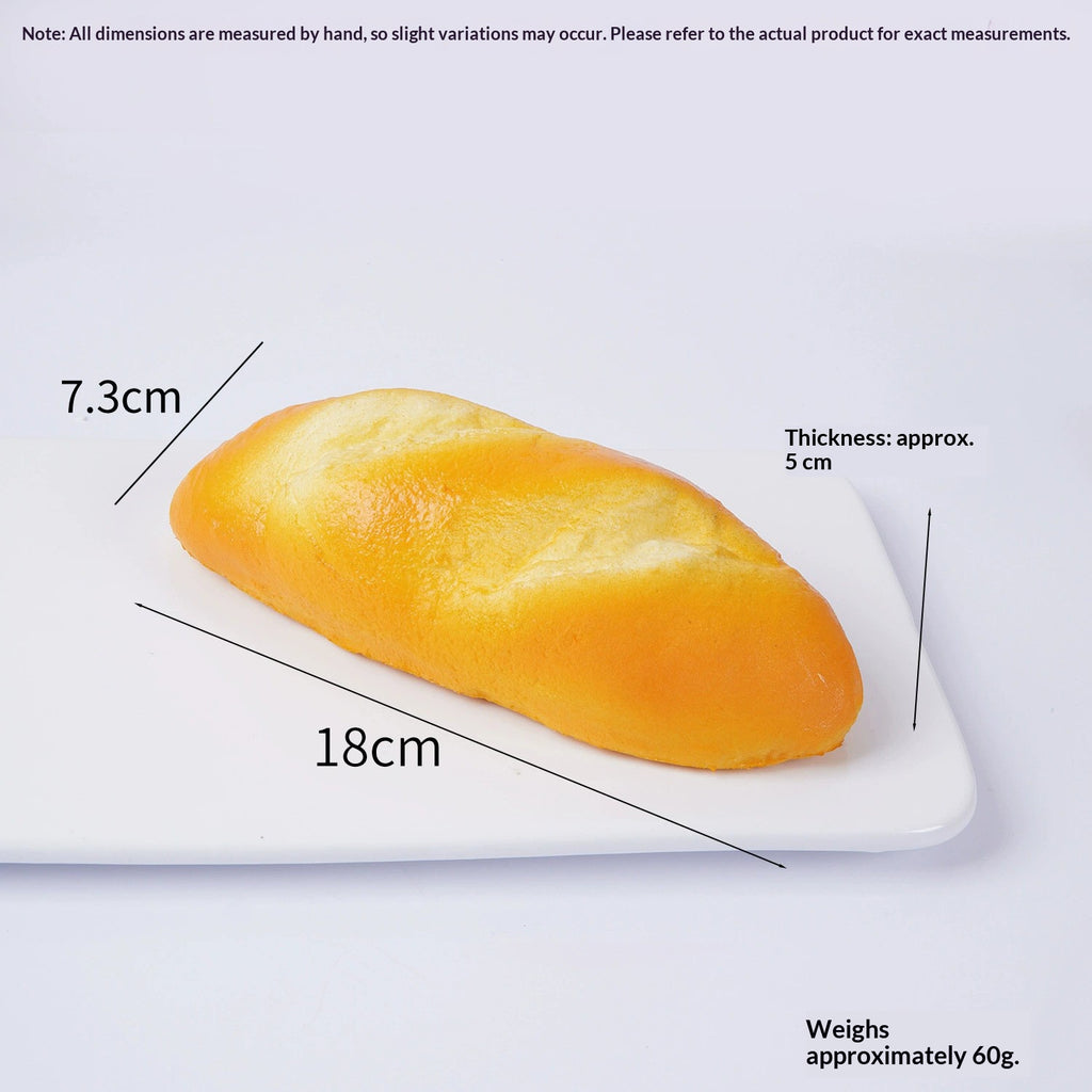 Dinner Roll Squishy, Long Soft Bread 18 cm