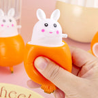 Bunny Pop-Up Squishy, Rabbit in a Carrot