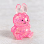 Bunny Squishy with Glitter, Sugar Style, close-up of the glitter