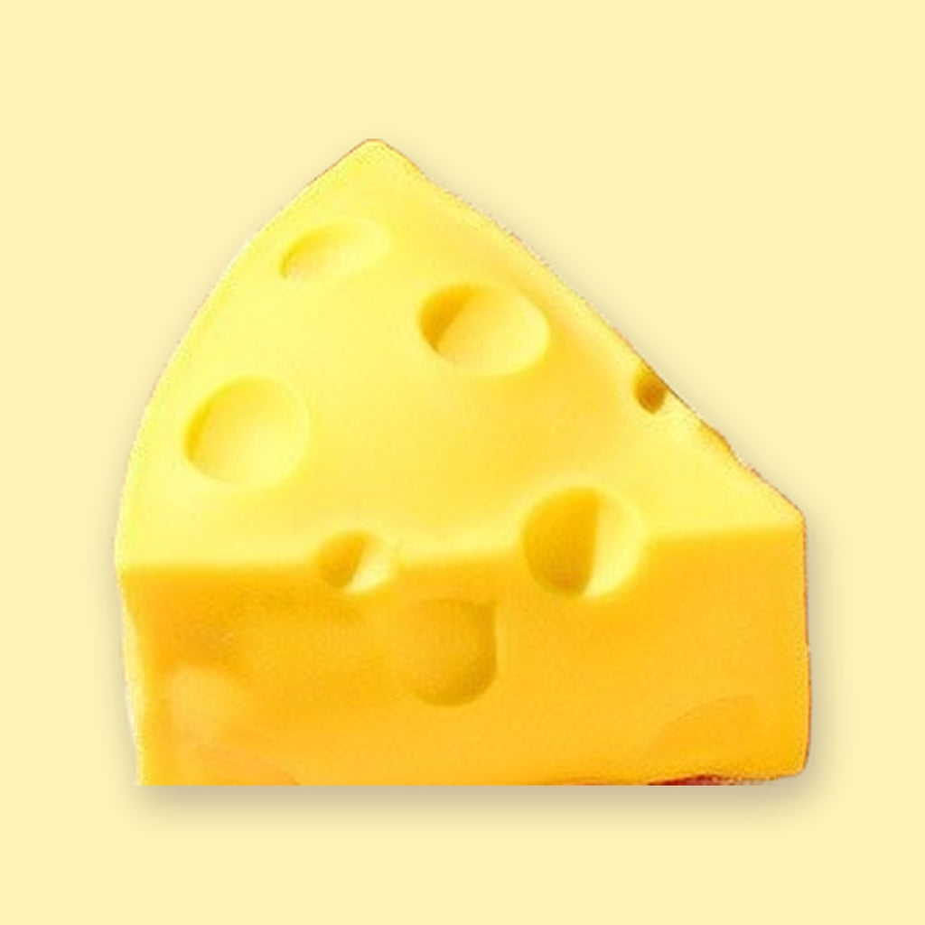 Cheese Wedge Squishy, Soft Plastic