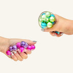 Squishy cube à bulles avec perles, 6 cm, squishy gelée
