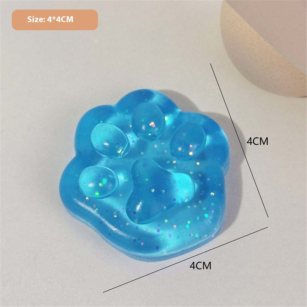 Squishy mini żelowa łapka kota, 4 cm, squishy galaretka