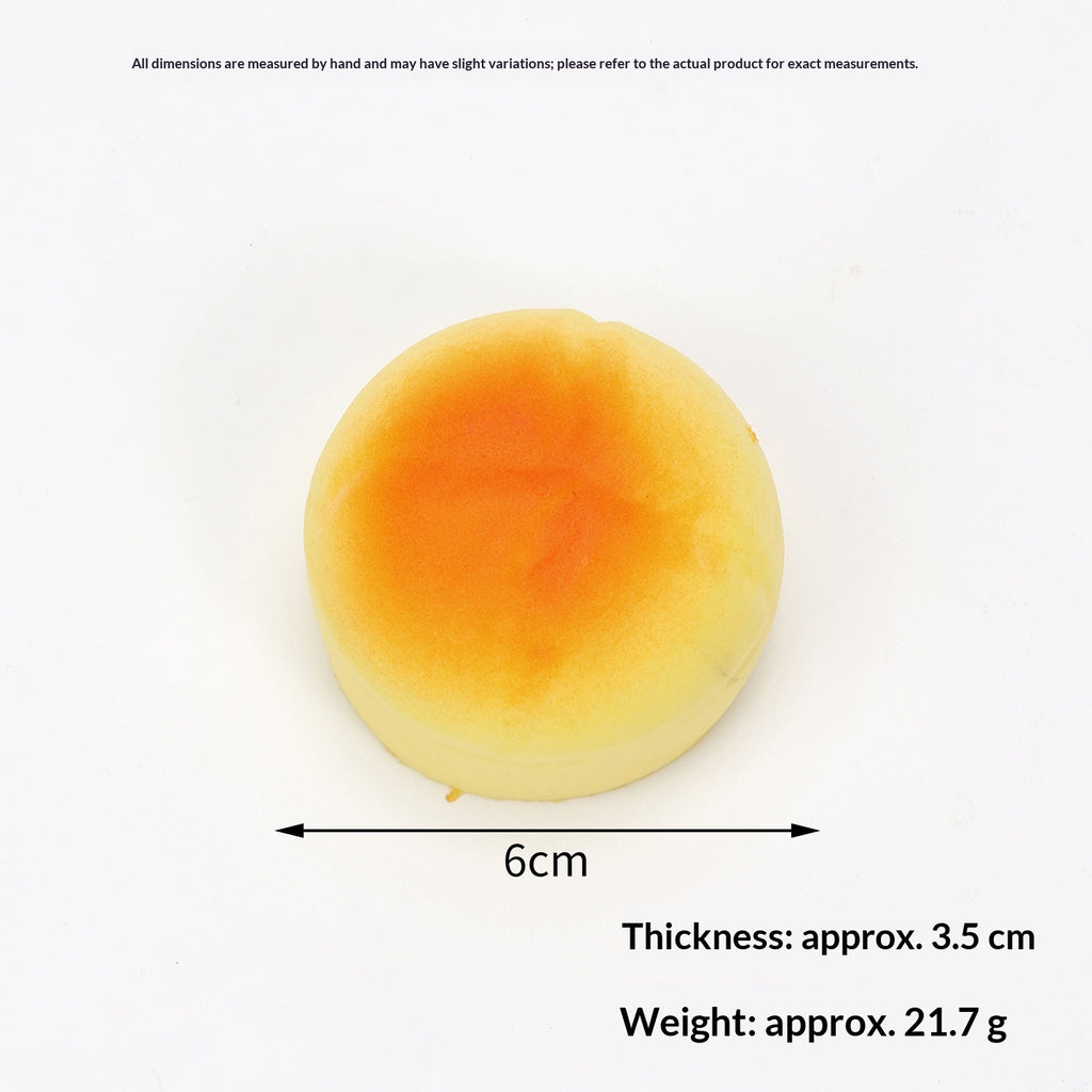 Bolletje squishy, klein rond broodje 6 cm, slow rising squishy
