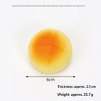Bolletje squishy, klein rond broodje 6 cm, slow rising squishy