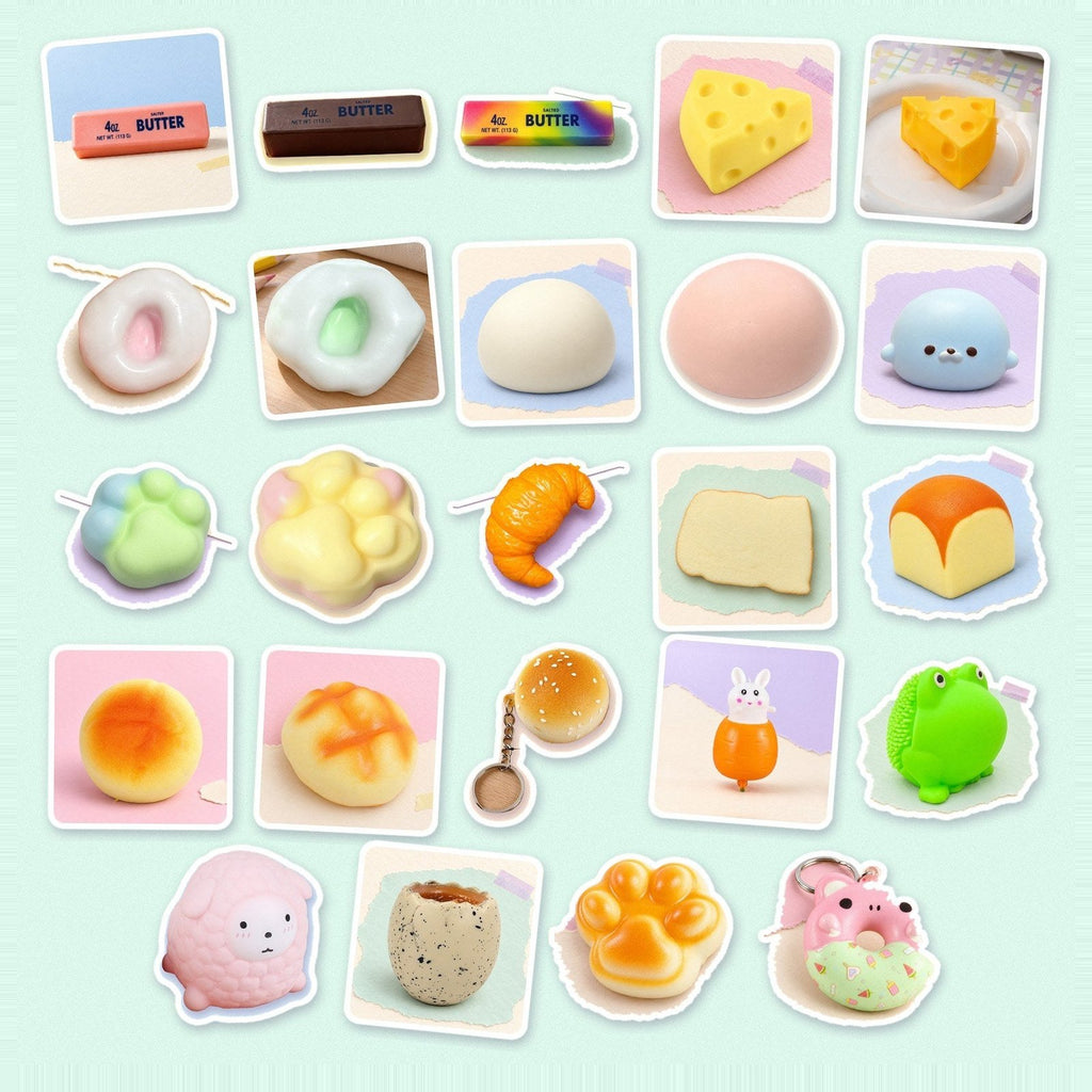 Calendrier de l'Avent squishy à remplir : 24 squishies différents pour son propre calendrier