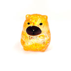 Capybara Squishy with Glitter, Sugar Style