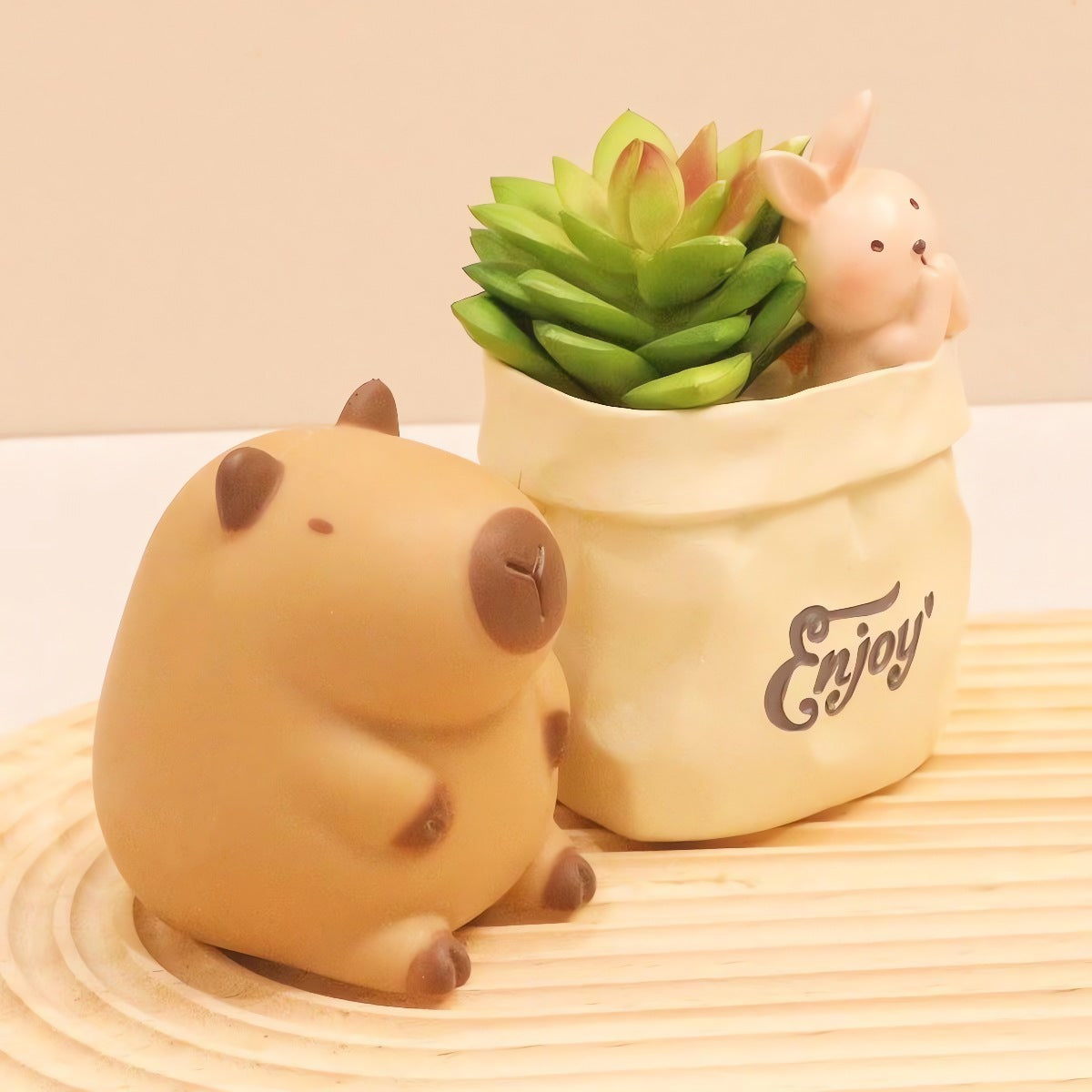 Squishy kapybara velká z měkkého TPR, squishy zvířátko