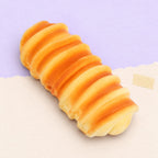 Caterpillar bread squishy slow rising – Caterpillar Bread Squishy, 15 or 21 cm (15 cm), product photo on pastel paper