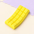 Chocolate bar squishy – Chocolate Bar Squishy, Slow Rising 15.5 cm (Yellow), product photo on pastel paper