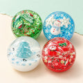 Christmas ball squishy kawaii – Christmas Squishy Balls, all 4 motifs, product photo on pastel paper