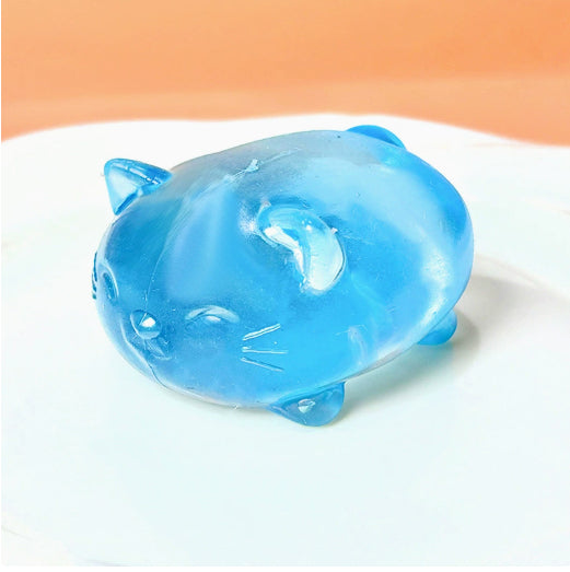 Jelly Cat Squishy, Clear Maltose