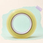 Clear tape squishy paper – Wide Clear Tape for Paper Squishies, 5.5 cm, product photo on pastel paper