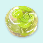 Coconut oil squishy frugt, 6 cm (Kiwi)