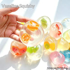Coconut oil squishy frugt, 6 cm (Mandarin)