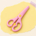 Pysselsax squishy pappers – Barnsax för pappers-squishies, i plast (Rosa), produktbild på pastellpapper