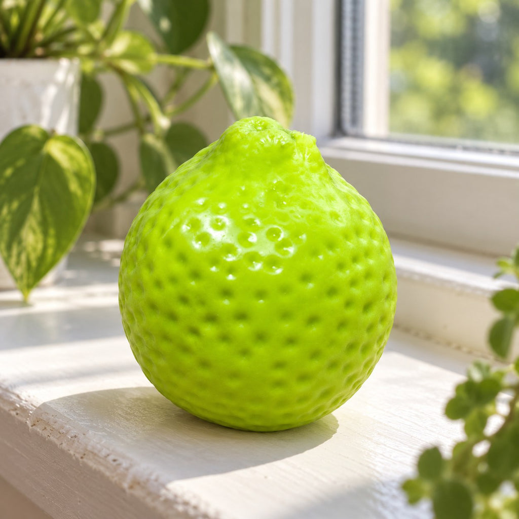 Lemon squishy crunchy, on a sunny windowsill