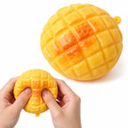 Crunchy Pineapple Bun Squishy, 9 cm