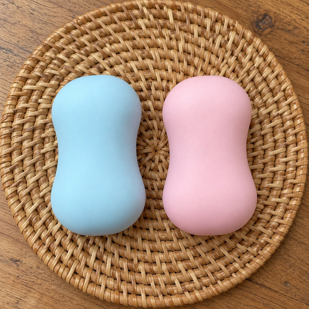 Crunchy Soap Squishy, Handmade Ball, all colors side by side