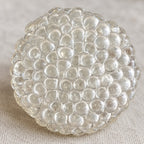 Glass bubble squishy crunchy (Clear), close-up of the surface and details