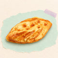 Diamond bread squishy – Diamond Bread Squishy, Flat Loaf 20 cm, product photo on pastel paper