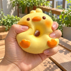 Squishy dónut cerdito o pato, pan flotador, apretado con la mano, suave y blandito