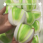 Squishy crunchy pistacja, robiona ręcznie, squishy taba
