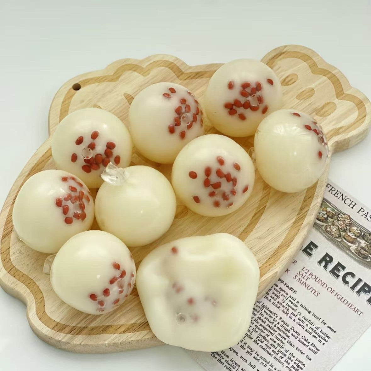 Squishy mochi aux haricots rouges, fait main