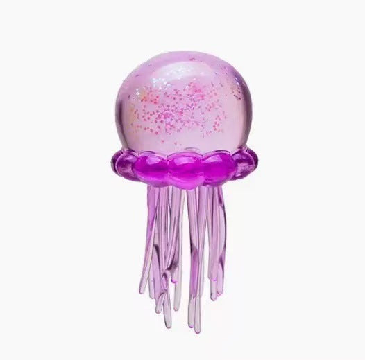 Squishy meduza z brokatem, miękkie TPR, squishy zwierzątko