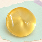 Fruit squishy coconut oil – Coconut Oil Fruit Squishy, 6 cm (Yellow), product photo on pastel paper