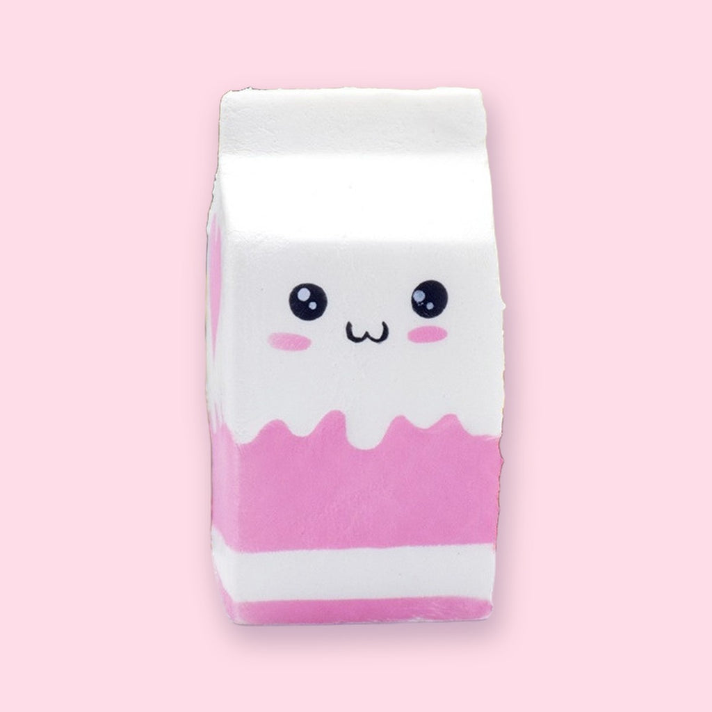 Jumbo Milk Carton Squishy, Slow Rising – White