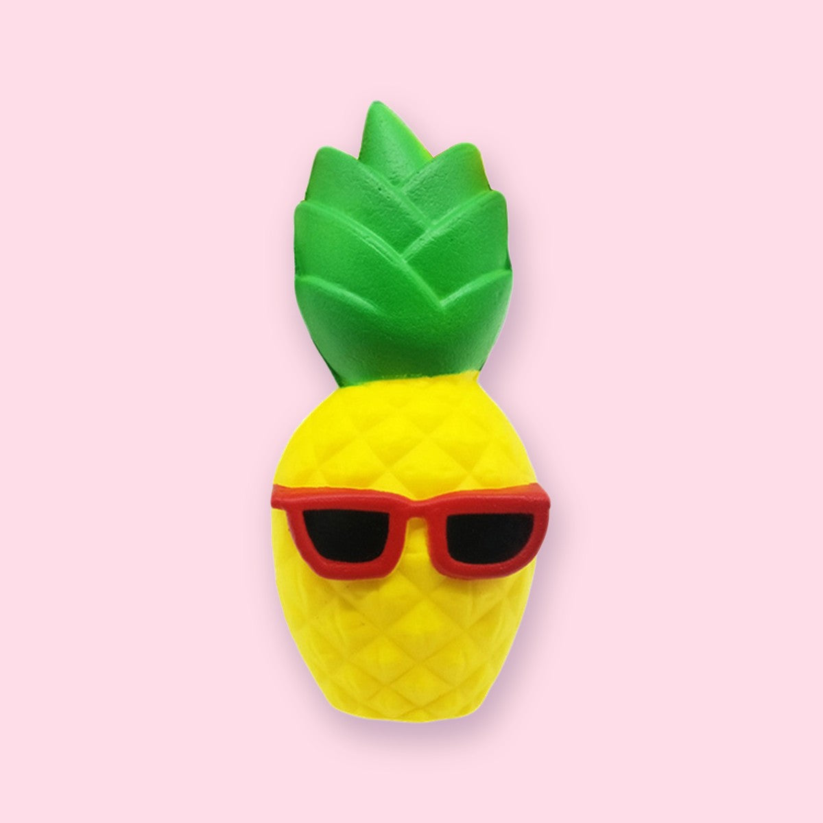 Squishy gigante piña con gafas de sol