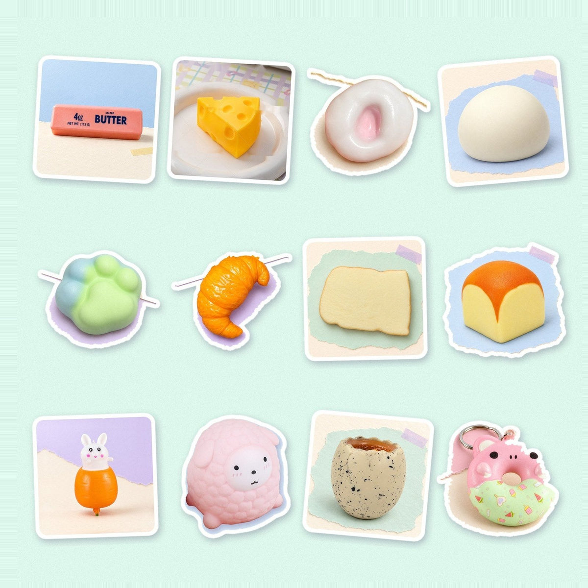 Gniotki na kalendarz adwentowy – 12 różnych squishy do samodzielnego napełnienia