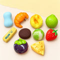 Crunchy squishy set taba – Handmade Crunchy Squishy Collection, 10 shapes, product photo on pastel paper