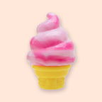 Ice Cream Cone Squishy, Stretchy Silicone – Pink