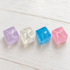 Ice cube squishy mini, all colors side by side