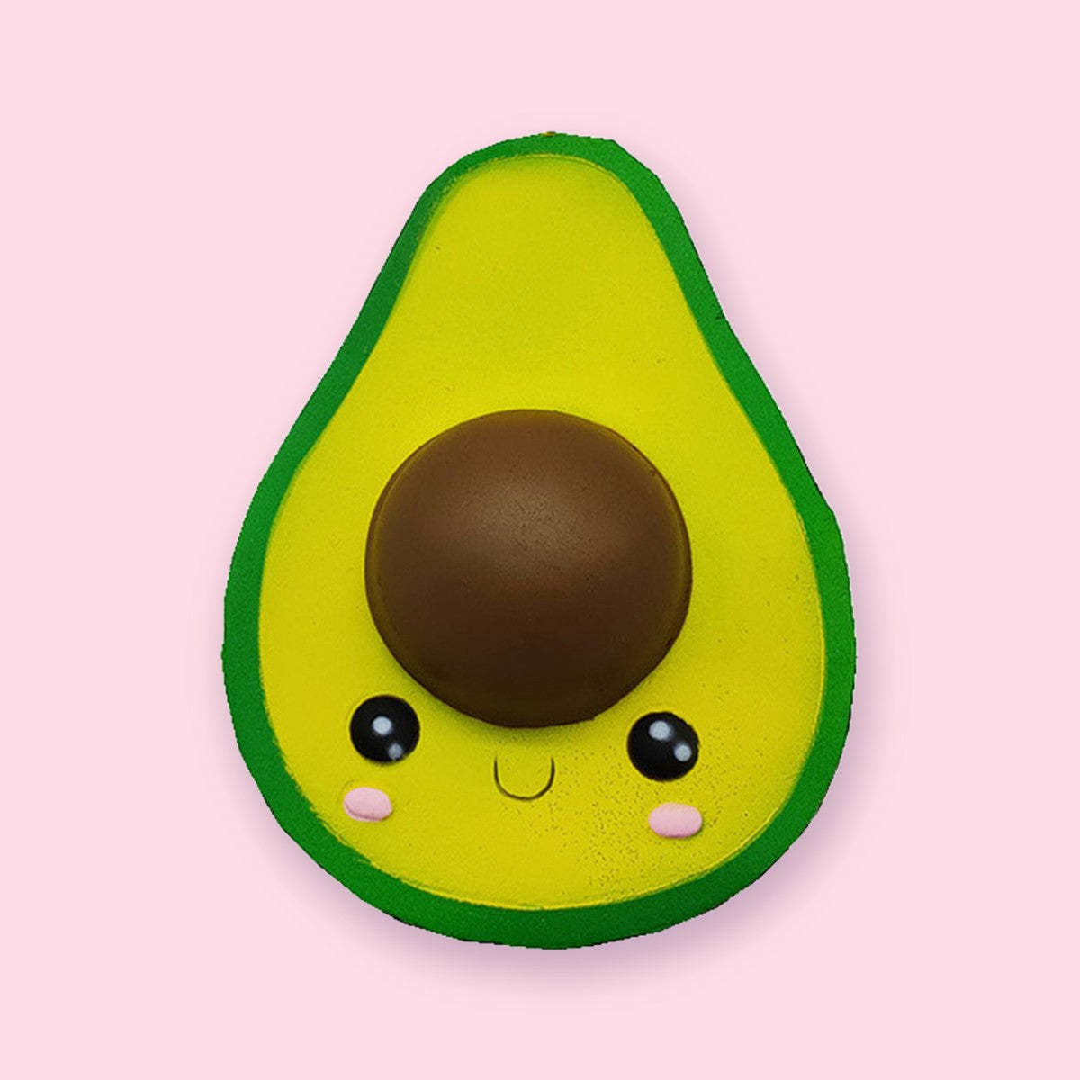 Jumbo squishy, one of 13 slow rising and moldable giants: kawaii avocado