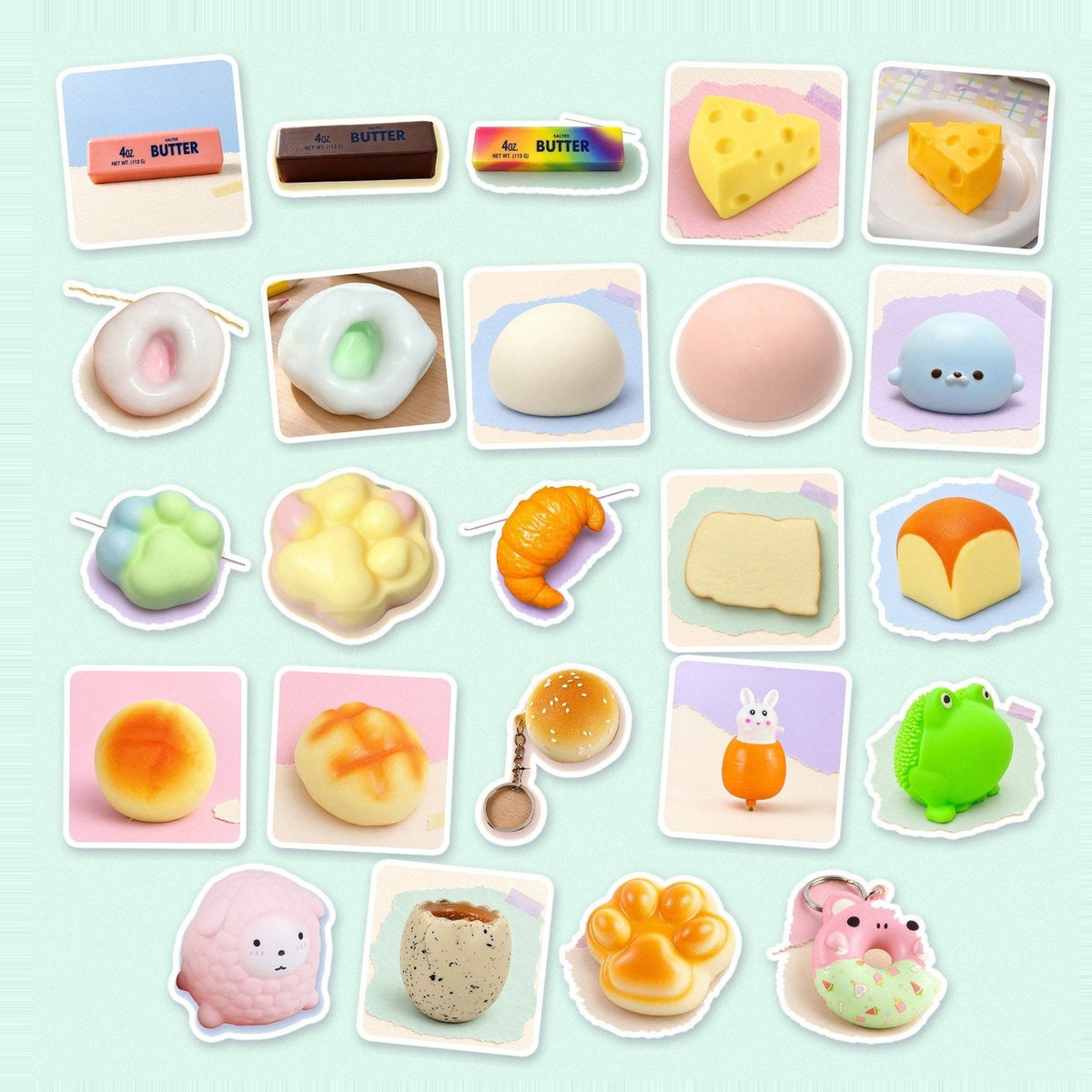 Kalendarz adwentowy z gniotkami: 24 różne squishy do napełnienia własnego kalendarza