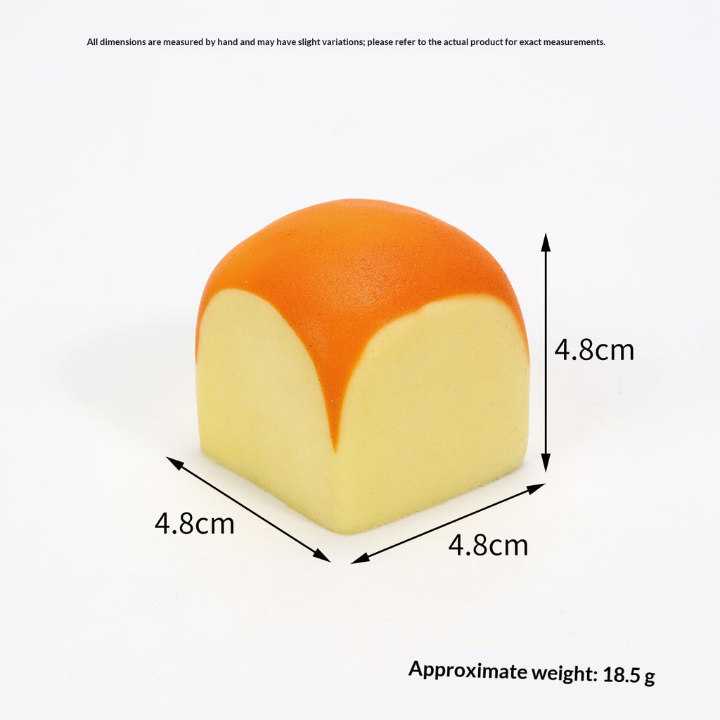Mini Toast Squishy, Bread Cube 4.8 or 6 cm