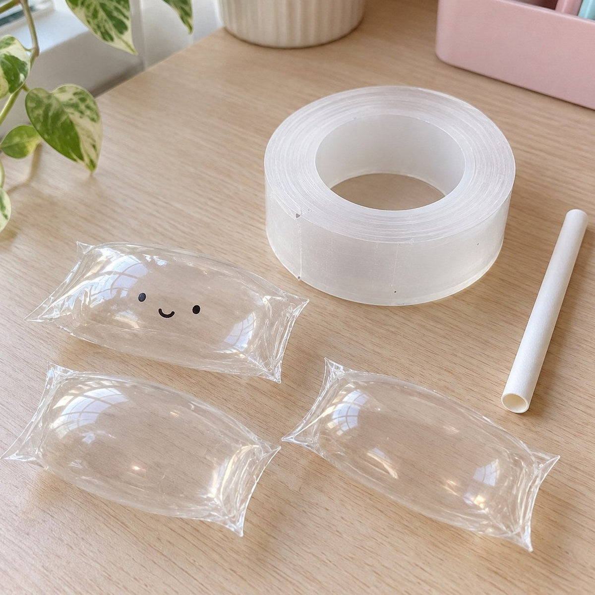 Nano tape squishy DIY: kant-en-klare bubbels naast de rol tape