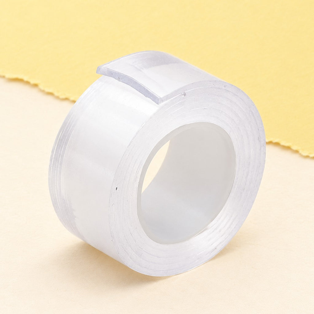 Nano tape squishy diy – Nano Tape for Squishy Bubbles, Clear, 3 cm Wide, product photo on pastel paper