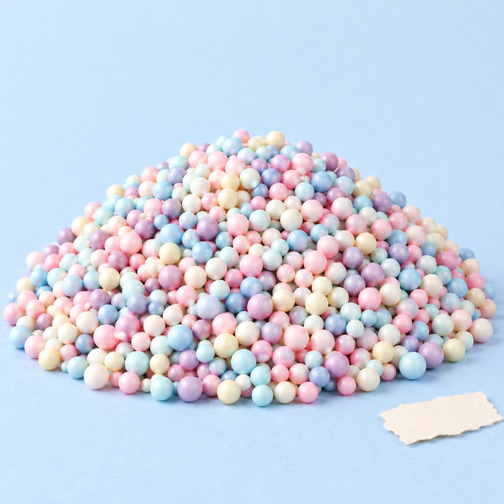 Palline di schiuma pastello, 100 g, per imbottire squishy di carta